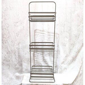 3-Tier Metal Bathroom Stand Organizer Rack Shelf Storage 30" H x 9.5" x 6.75"